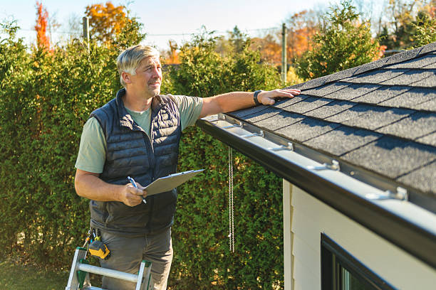 Professional Roof Repair technician working in Crestline, CA